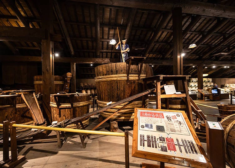 Inside Hakutsuru Sake Brewery Museum
