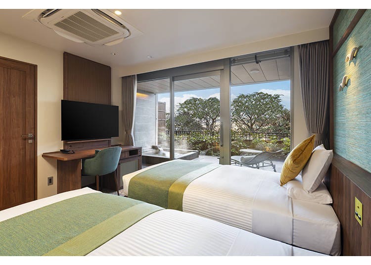 Room_Superior_Twin with open air bath_Shiokaze Terrace