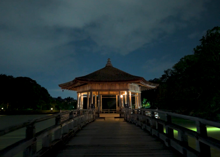 The magical Ukimido Gazebo in Nara Park