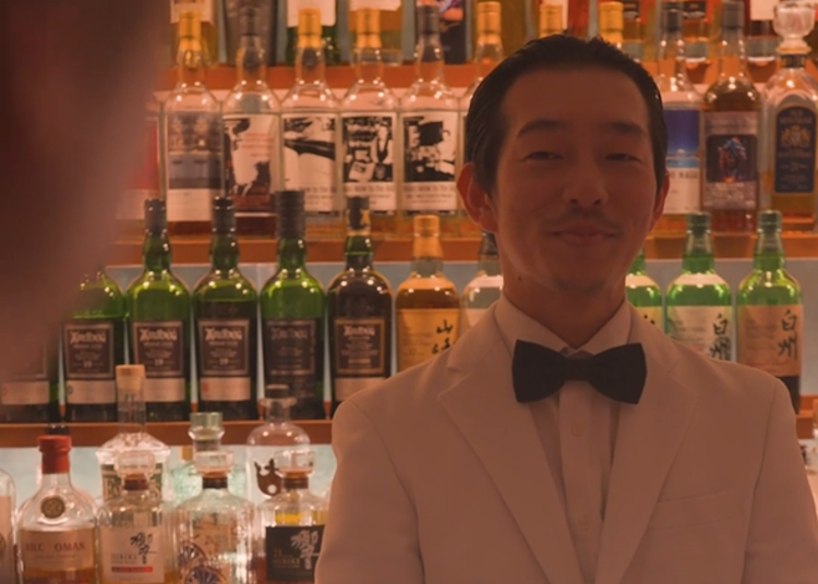 Owner and bartender Tatsushi Tanaka