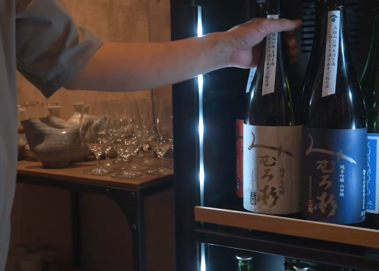 The establishment offers local Nara sakes like Mimurosugi and Harushika.