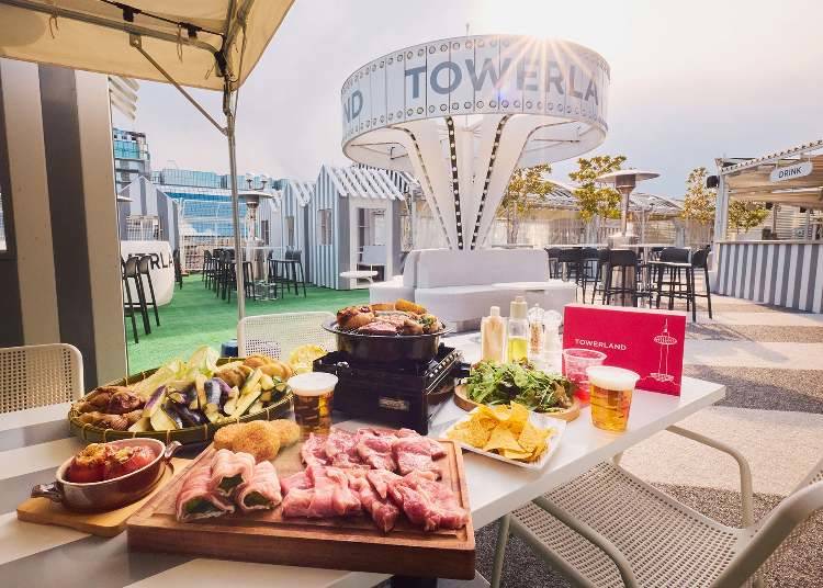 TOWERLAND &ndash;ROOFTOP BAR & BBQ&ndash; (Kyoto Tower Hotel)