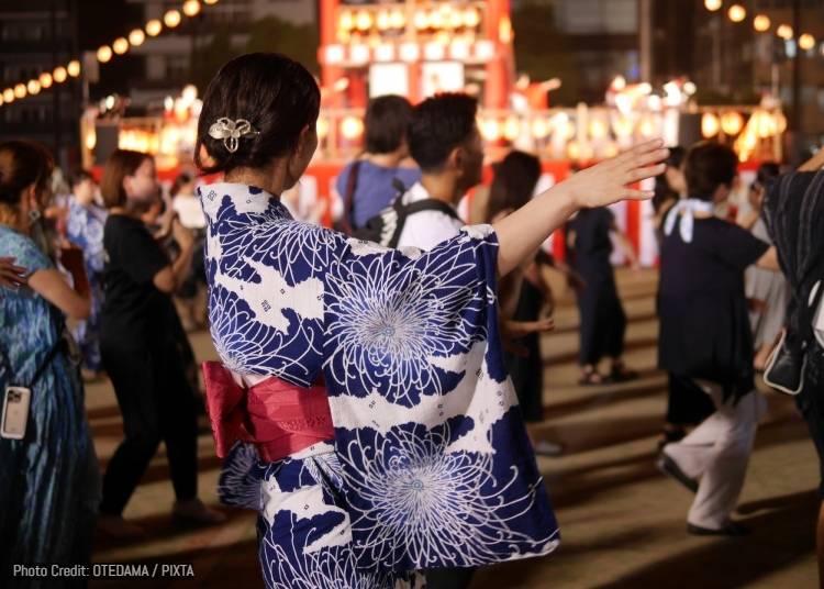 穿上浴衣參加盆踊留下難忘的夏日回憶，圖片來源：PIXTA