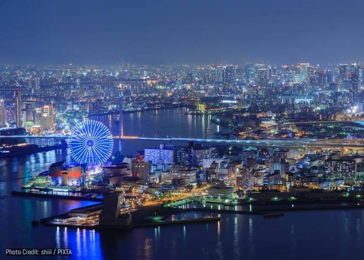 令人陶醉的港湾夜景，图片来源：PIXTA