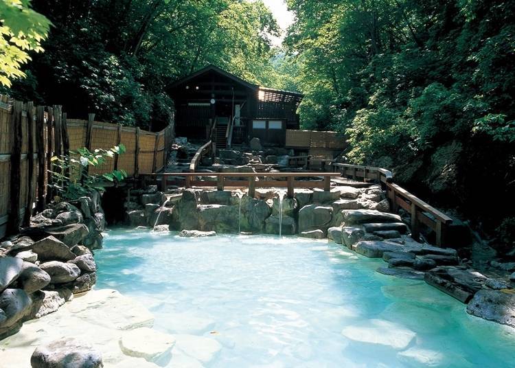 13:在「藏王溫泉」泡湯放鬆