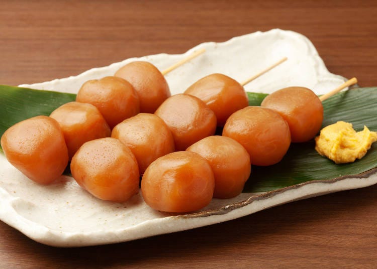 山形美食玉蒟蒻（玉こんにゃく，又稱魔芋）（圖片來源：PIXTA）