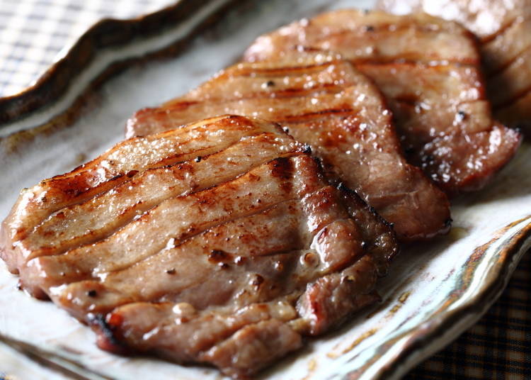 9. Gyu-tan (Ox Tongue) (Miyagi Prefecture)