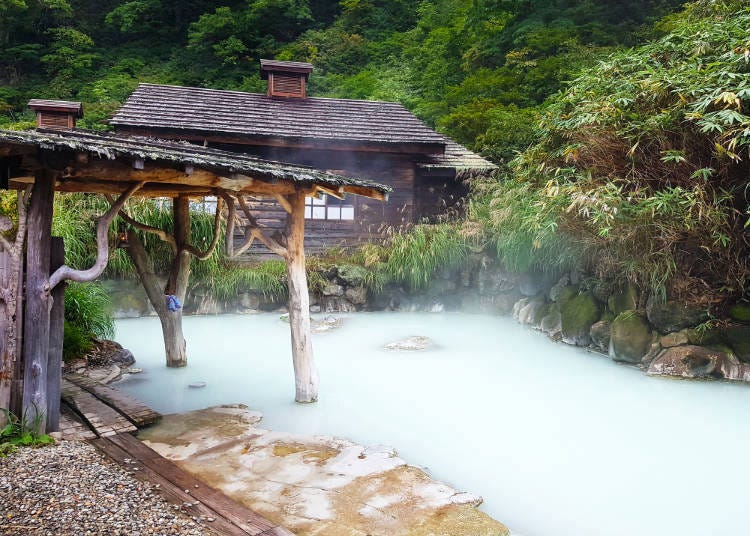 12. Immerse yourself in a famous hot spring in Nyuto Onsenkyo