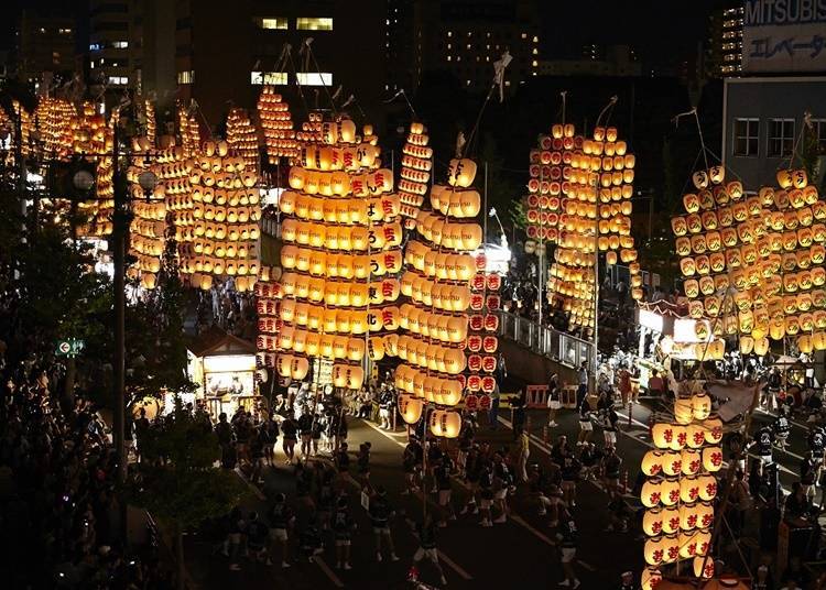 觀光景點⑧歡樂夏季秋田竿燈祭