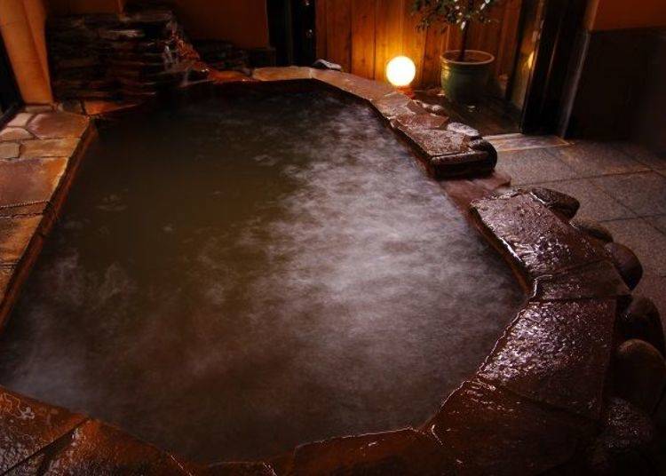 ▲ Kaze Midori no Yu is a bath that can be reserved. This is a good place to spend quiet time alone.
