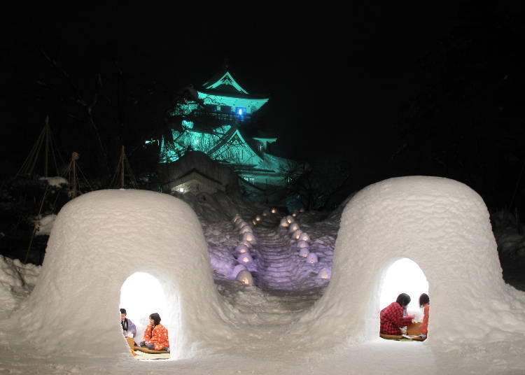 5.横手雪祭（雪屋）
每年2月15日～16日