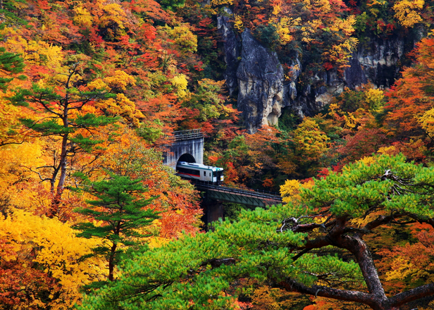 猊鼻渓や鳴子峡、東北の絶景が鮮やかに染まる紅葉スポット10選