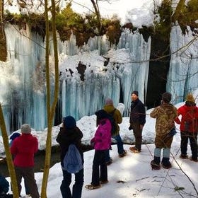 Icicle Trekking Nishiwaga Town, Iwate Prefecture