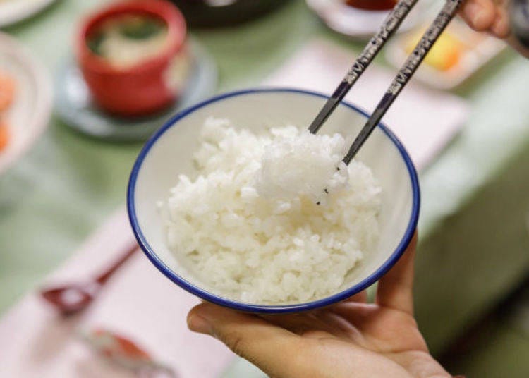 ▲ First-harvest rice from Minami Uonuma Kawanaga Farm