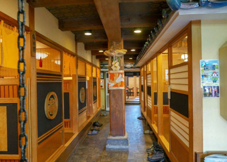 ▲An interior that gives an Edo period feeling