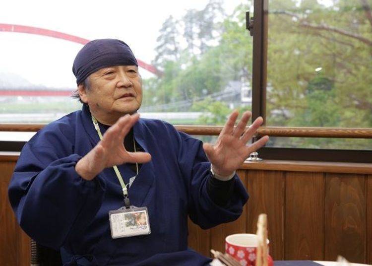 Mr Takeda, with his vast knowledge of the history of Yanaizu-cho, can answer any question about the town and its past