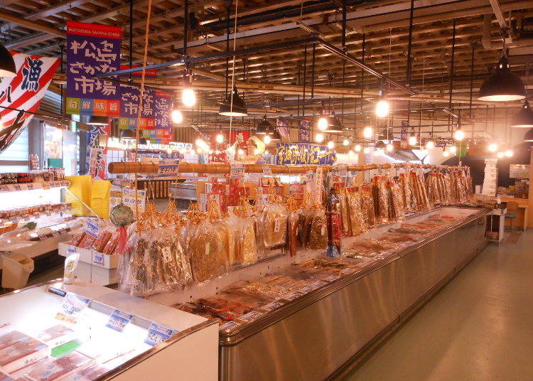 After having your fill, go shopping at Matsushima Fish Market