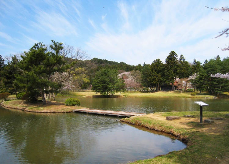 4. Kanjizaiō-in Temple Site: Founded by Motohiko's wife