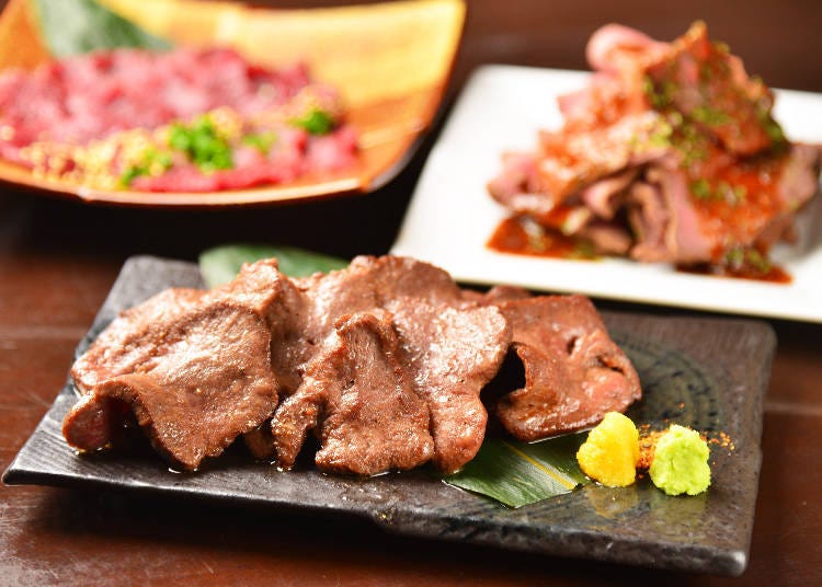 2. All-You-Can-Eat Gyūtan, Horse Sashimi and Roast Beef “Koshitsu Taishūizakaya Wamonde” (*Closed 2021)