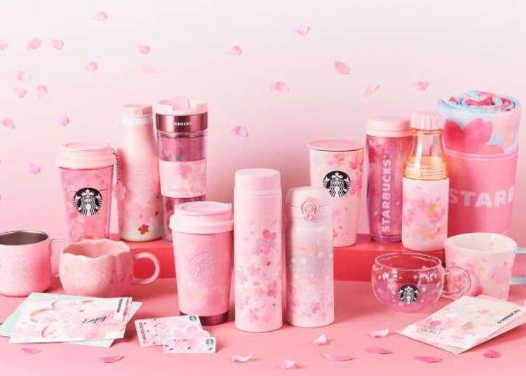Starbucks JAPAN can container case canister SAKURA 2018 cherry blossom pink 