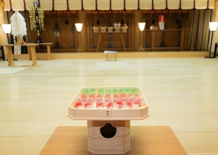 ▲The Tamayura mamori, with its irresistible cuteness! (Participation in the prayers cost 2,000 yen)