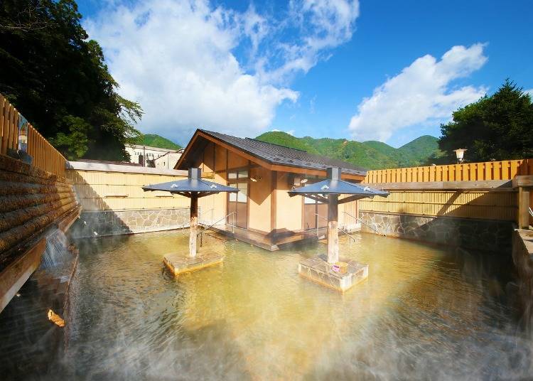 Hyakujō Rotenburo / Photo by: Oedo Onsen Monogatari Naruko Onsen Kounkaku