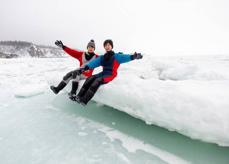 2. Experience the thrill of a Shiretoko "Ryuhyo(Ice) Walk"!