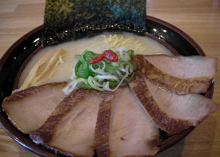 Special Toro-chashu Noodles, 1,050 yen (limited amount; tax included)