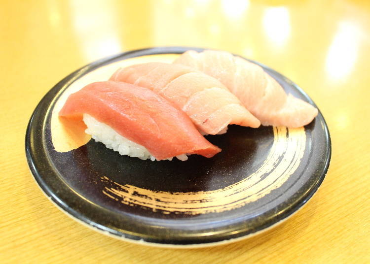 鮪魚三種綜合（600日圓含稅價格）