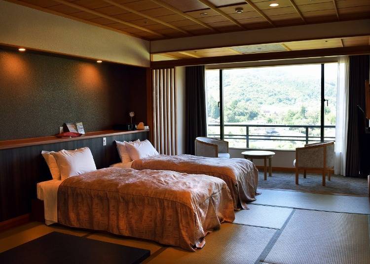 The “Hagoromo” Japanese and Western hybrid room, starting from 15,000 yen (without tax)
