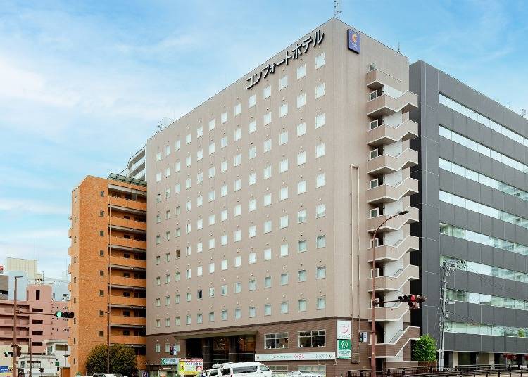 9. 컴포트 호텔 센다이 히가시구치(동쪽출구) : 먼 곳까지의 접근성이 발군