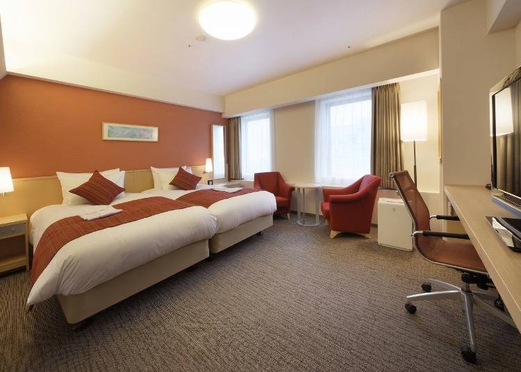 Hollywood twin starting from 13,000 yen (excluding tax) (Photo Provided by Richmond Hotel Aomori)