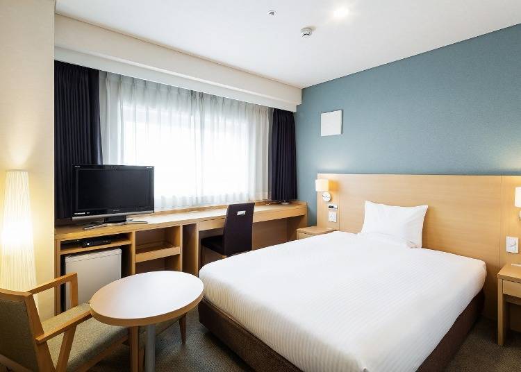 Double Room 5,000 yen - 30,800 yen (excluding tax) (Photo provided by Art Hotel Hirosaki City)