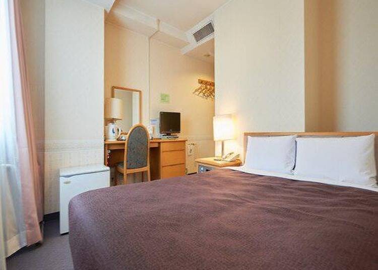雙人房兩人一房3450日圓起（含稅價格）　照片提供：Hotel Select Inn Aomori