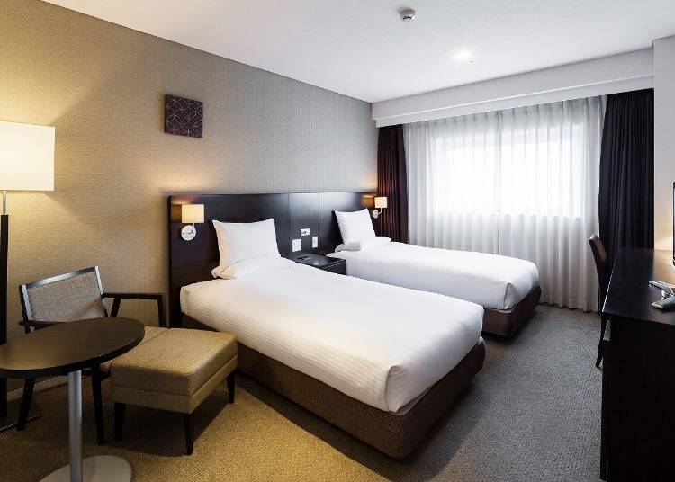雙床雙人房6000～43600日圓（含稅價格）　照片提供：弘前城市藝術飯店