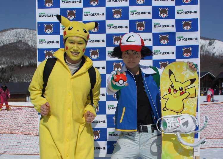 ポケモンにマリオ…会津高原だいくらスキー場の「コスプレスキー」が本気度高すぎる