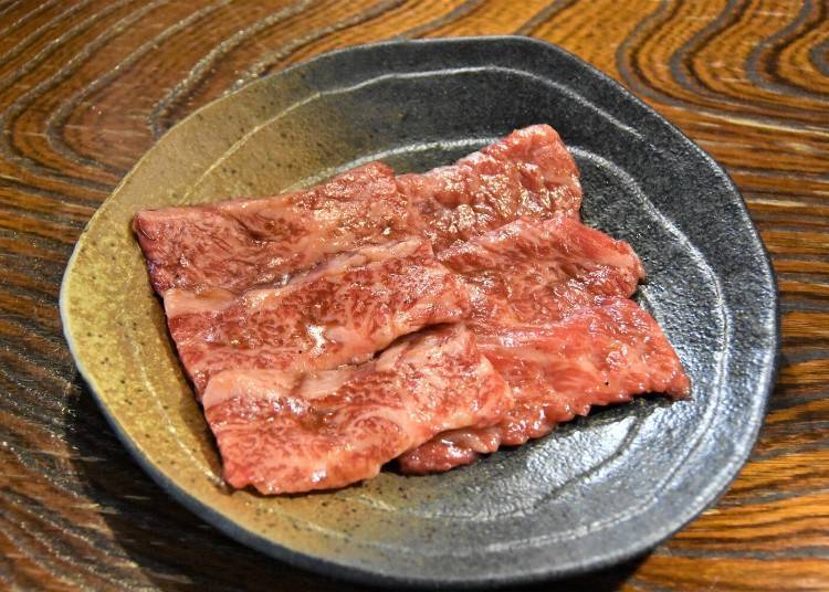 "Sendai Gyu Calbi" seharga 1.430 yen (termasuk pajak)
