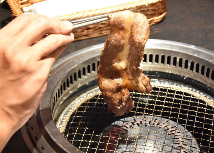 Daging yang dibakar dengan sedap