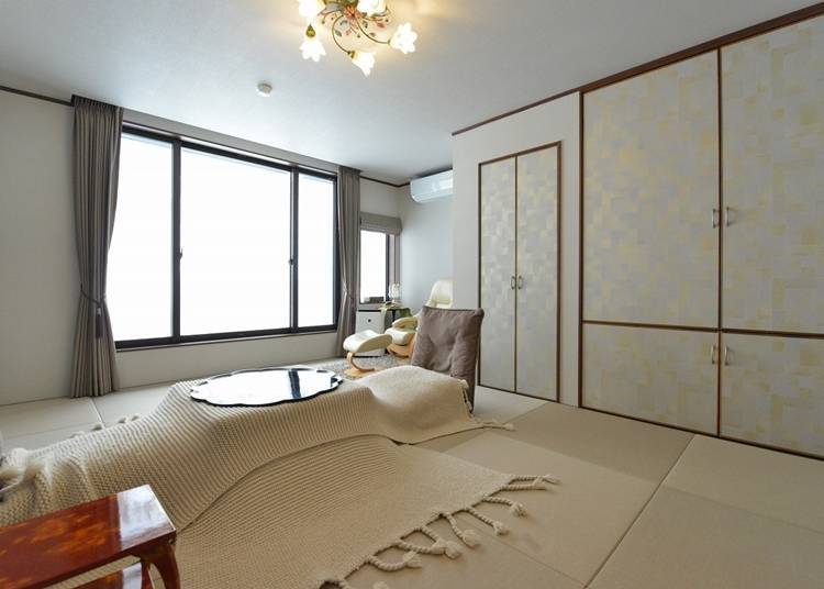 Four types of Japanese-style guestrooms