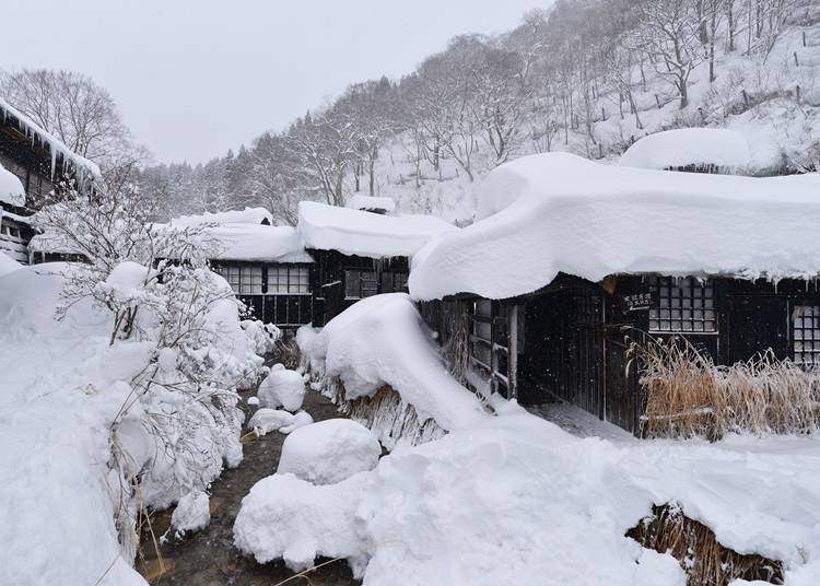 鶴の湯温泉外観