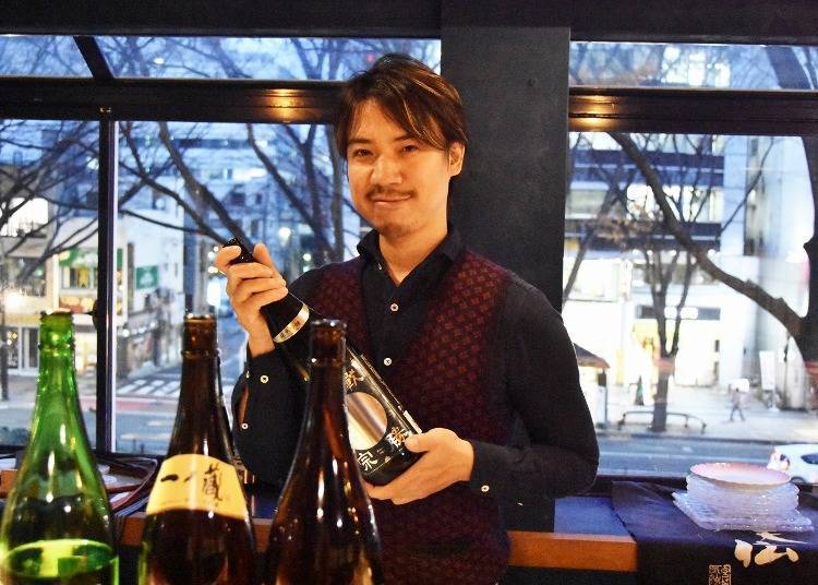 日本酒专家的青屋先生爽快地答覆小编的任何提问。