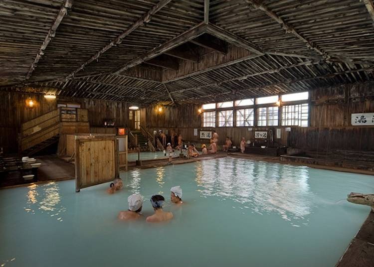 Shiburokubu-bo-Yu mempunyai punca air yang berbeza daripada Netsuyu (foto disediakan oleh Sukayu Onsen)