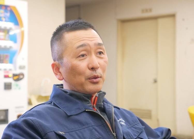 Takahisa Kudo, an engineer with the Aomori Apple Association, also runs an apple orchard.