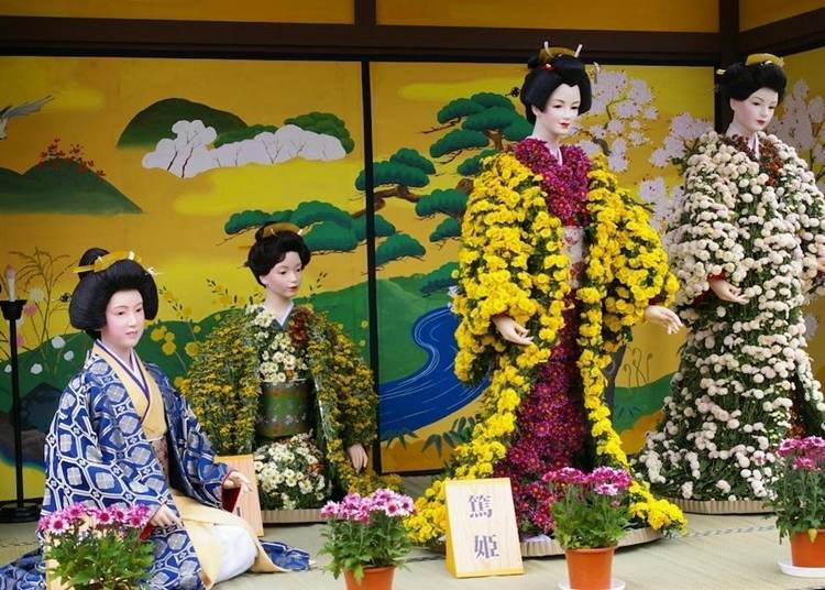 Kiku-Ningyo (chrysanthemum dolls) Exhibit