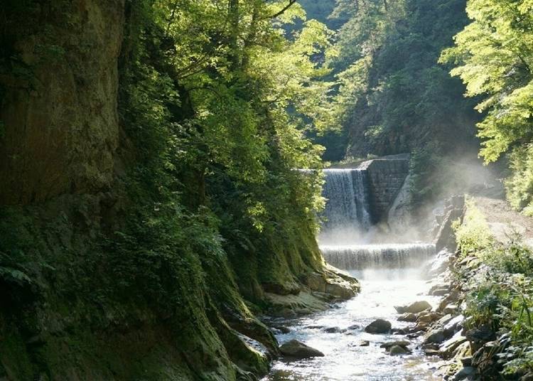 For the most part, the hike is on a well-maintained road, but there are some steep points along the way. (Photo taken by Sandra)