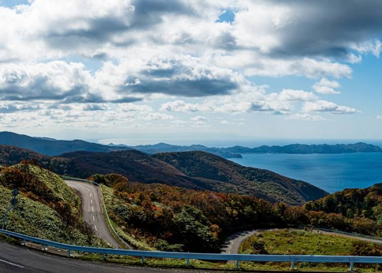 The Tatsudomari Line national highway is a spectacular drive