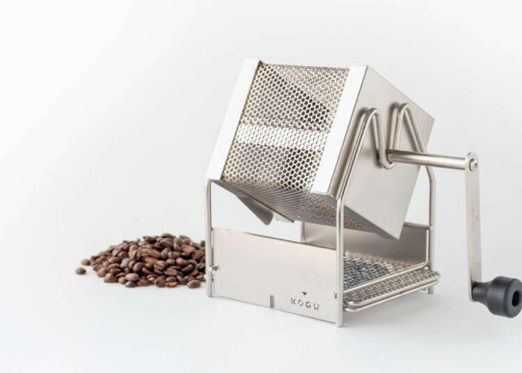 咖啡控必備！日本產迴轉式烘豆烤箱，讓你在家輕鬆烘培咖啡豆