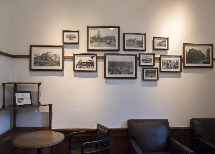 In this former waiting room, you can see a history of more than 100 years in a single glance (Photo courtesy of Starbucks)