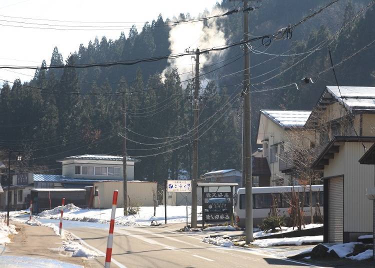 5. 아키타현의 오야스쿄 온천 : 계곡을 따라 절경 온천지