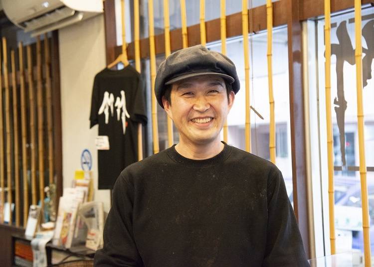 The restaurant owner Yasufumi Endo.